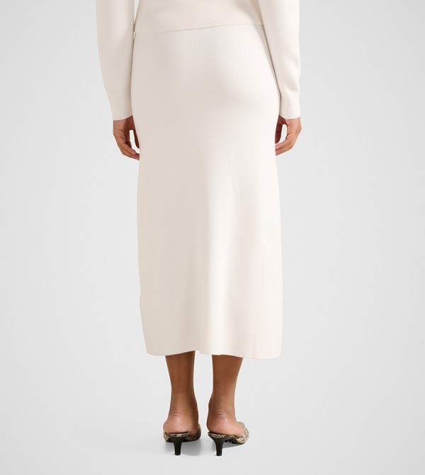 Forever New  Skirts - Cream Midi Skirts