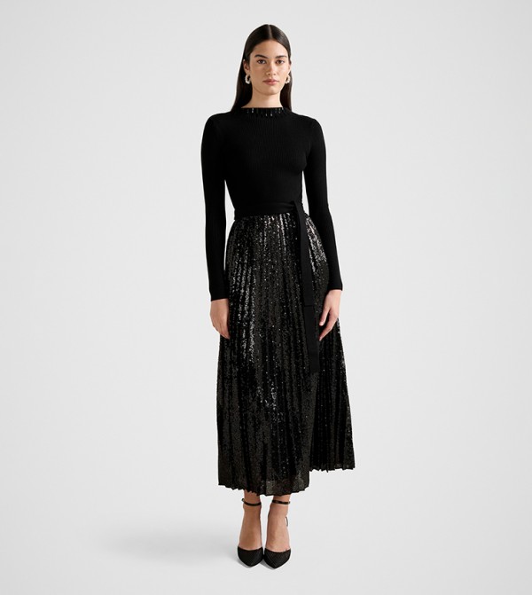 Forever New Dresses - Black Midi Dresses