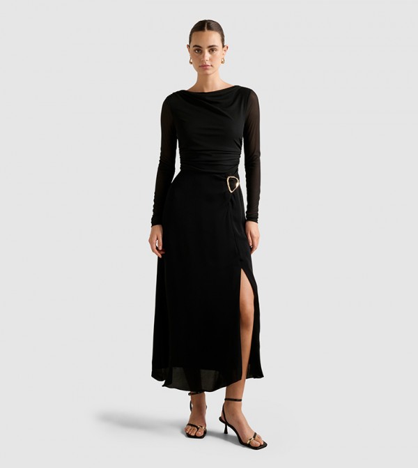 Forever New  Dresses - Black Midi Dresses