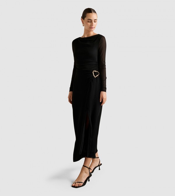 Forever New  Dresses - Black Midi Dresses