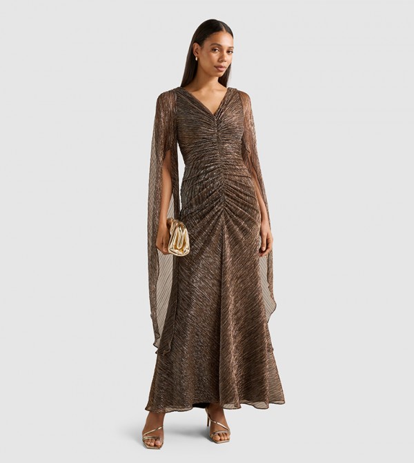 Forever New  Party Dresses - Brown Maxi Dresses