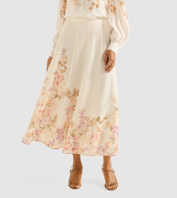 Forever New  - Off White Midi Skirts
