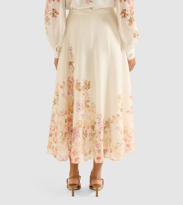 Forever New  - Off White Midi Skirts
