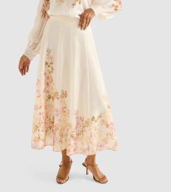 Forever New  - Off White Midi Skirts