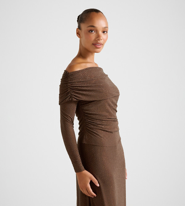 Forever New  Clothing - Brown Casual Tops