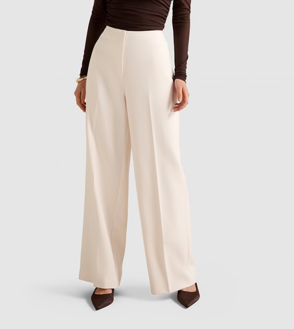 Forever New  Formal Pants - Cream Formal Pants