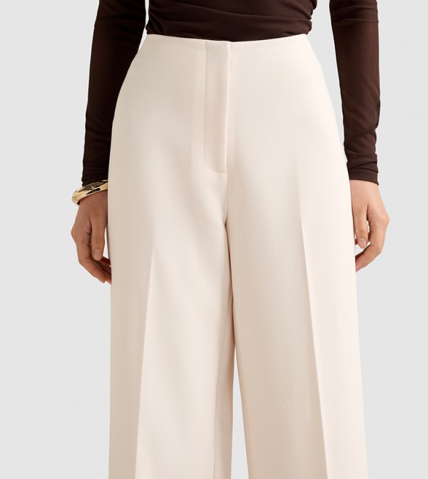 Forever New  Formal Pants - Cream Formal Pants