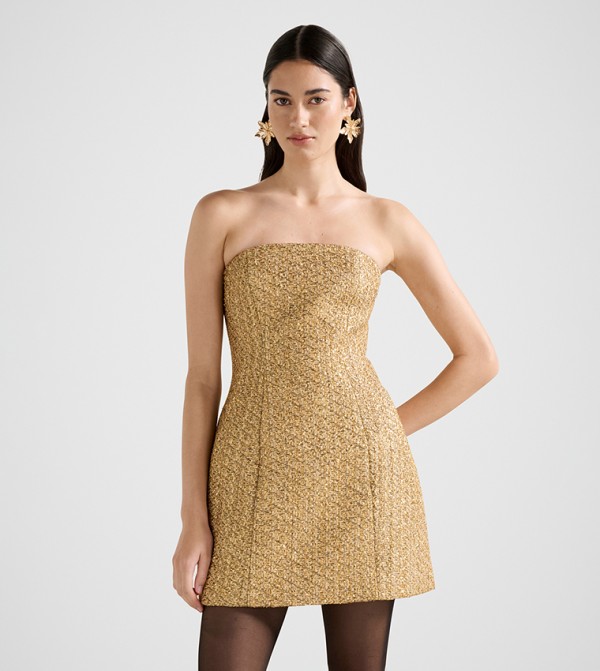 Forever New  Dresses - Gold Mini Dresses
