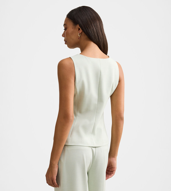 Forever New  Waistcoats - Green Waistcoats