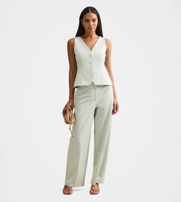 Forever New  Waistcoats - Green Waistcoats