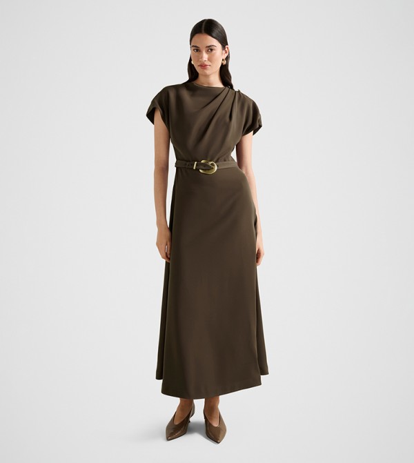 Forever New  Party Dresses - Brown Maxi Dresses