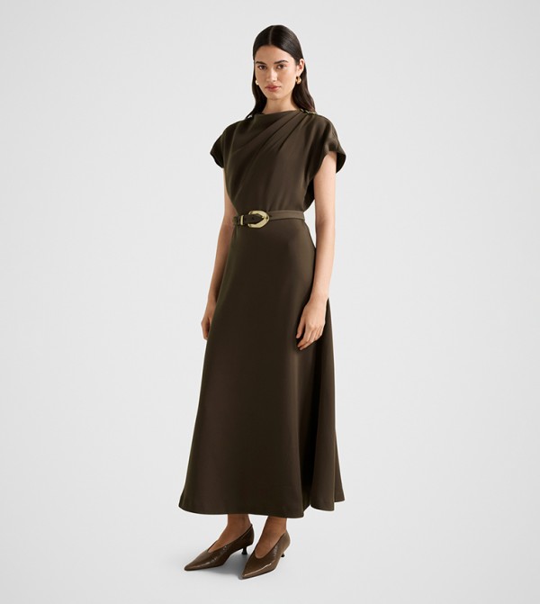Forever New  Party Dresses - Brown Maxi Dresses