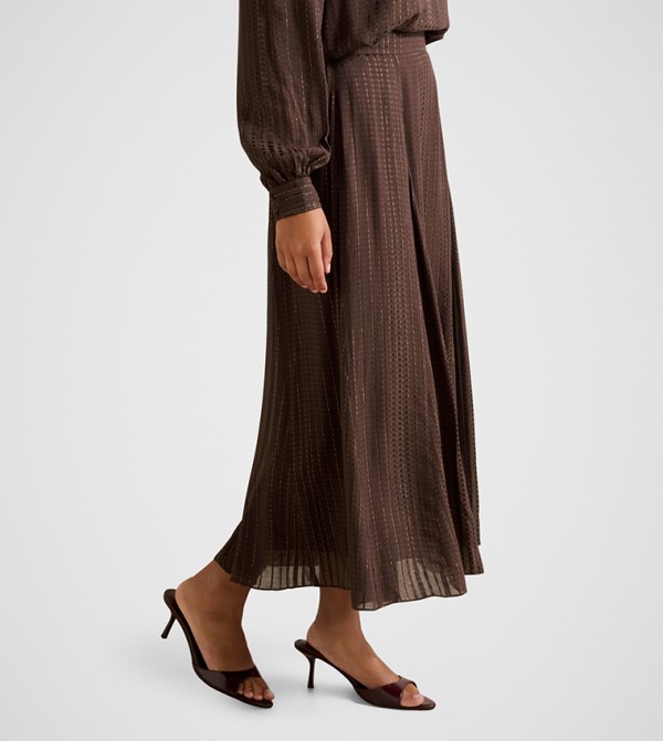 Forever New  Skirts - Brown Midi Skirts