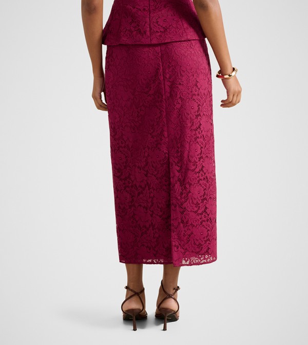Forever New  Skirts - Pink Midi Skirts