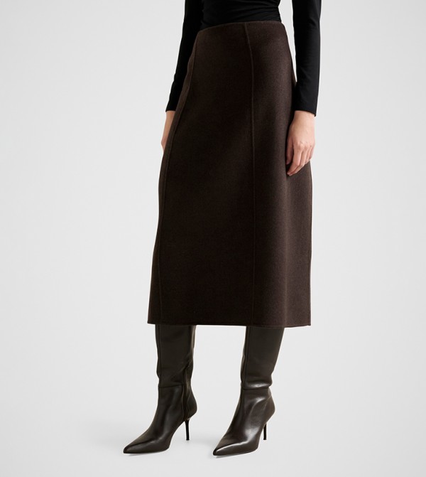 فوريفر نيو  تنانير - بني  Midi Skirts