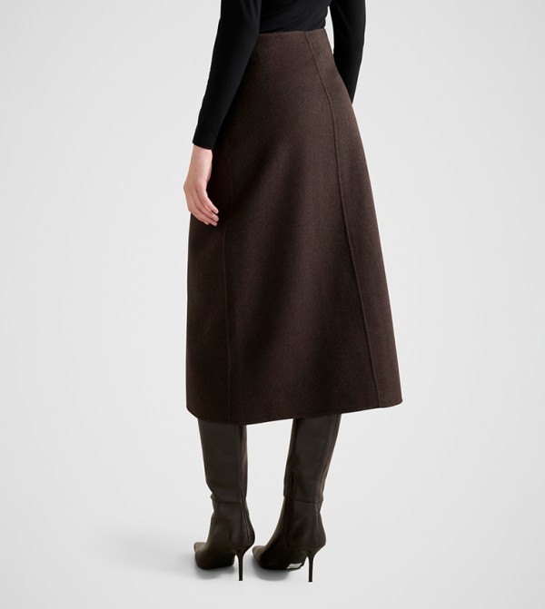 فوريفر نيو  تنانير - بني  Midi Skirts