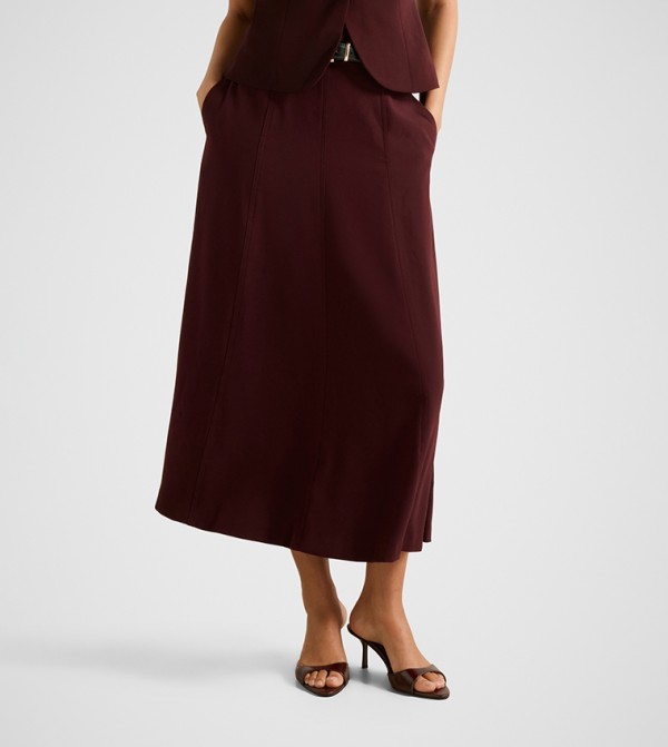 Forever New  Skirts - Red Midi Skirts