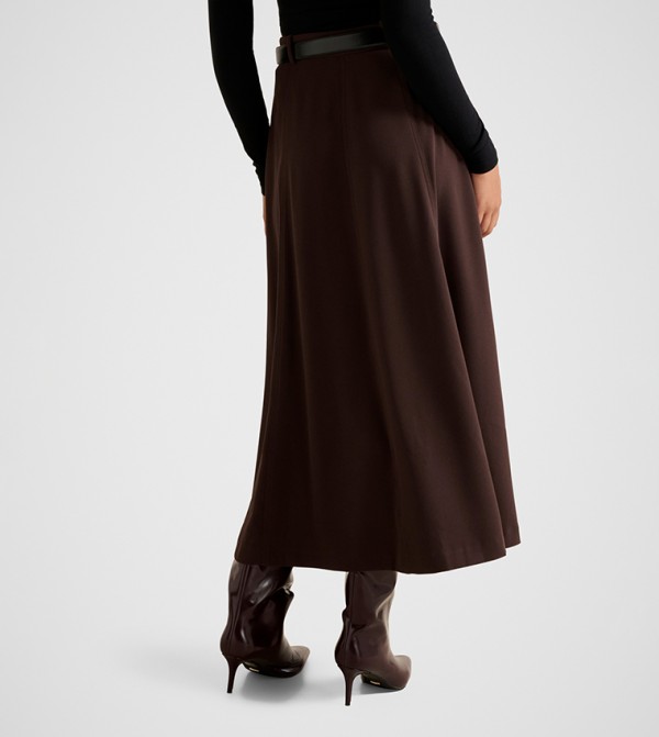 Forever New  Skirts - Brown Midi Skirts