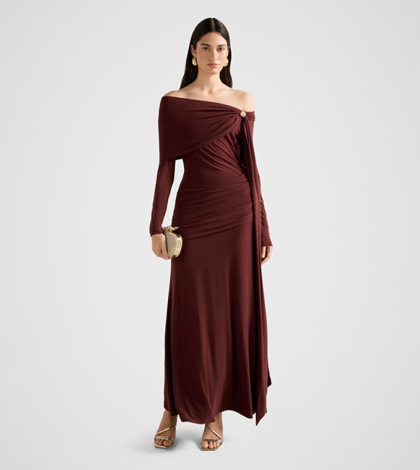 Forever New Dresses - Brown Maxi Dresses