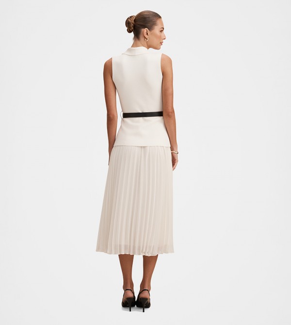 Forever New Forever New - Cream Midi Dresses