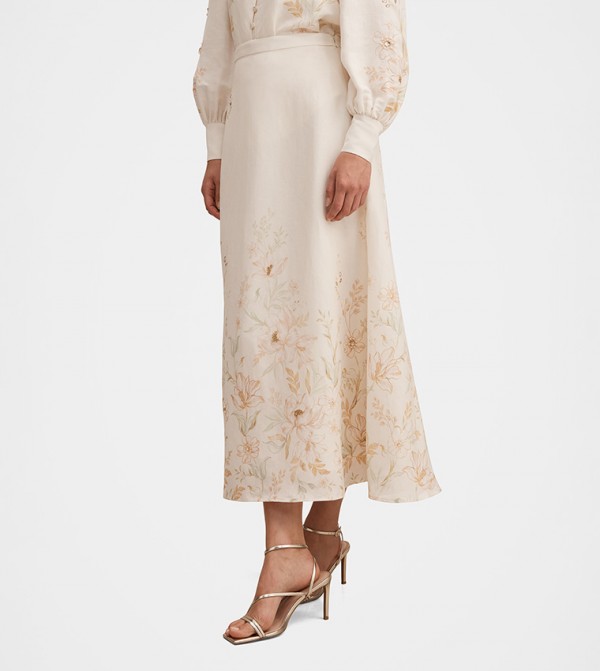 Forever New Forever New - Beige Midi Skirts