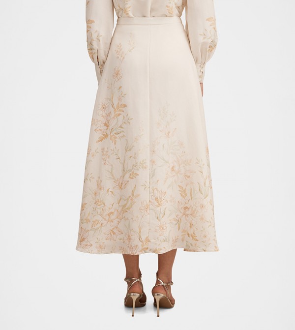 Forever New Forever New - Beige Midi Skirts