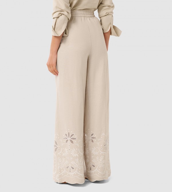 Forever New Forever New - Beige Casual Pants