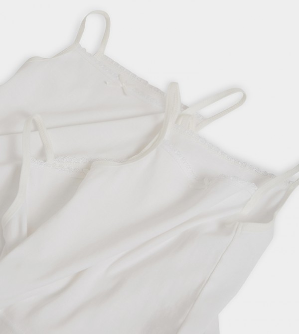 بيبيز آند مور ملابس داخلية وحرارية - أبيض حمالات الصدر