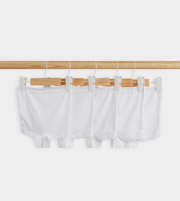 بيبيز آند مور ملابس داخلية وحرارية - أبيض شورتات