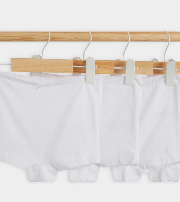 بيبيز آند مور ملابس داخلية وحرارية - أبيض شورتات