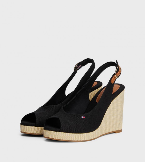 Tommy Hilfiger  Wedges - Black Wedges