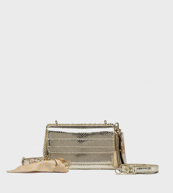 Fyor Fyor - Gold Cross Body Bags