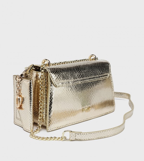 Fyor Fyor - Gold Cross Body Bags