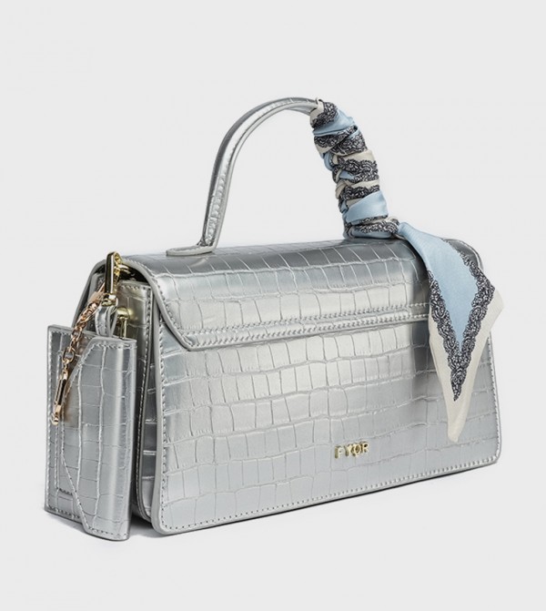 فيور فيور - فضي Handheld Bags