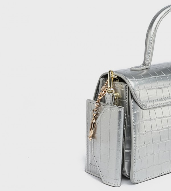 فيور فيور - فضي Handheld Bags