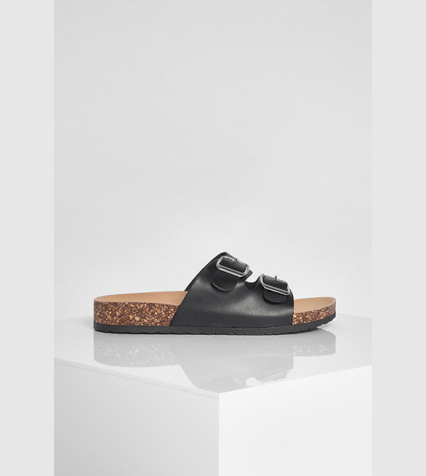 boohoo  - Black Slides