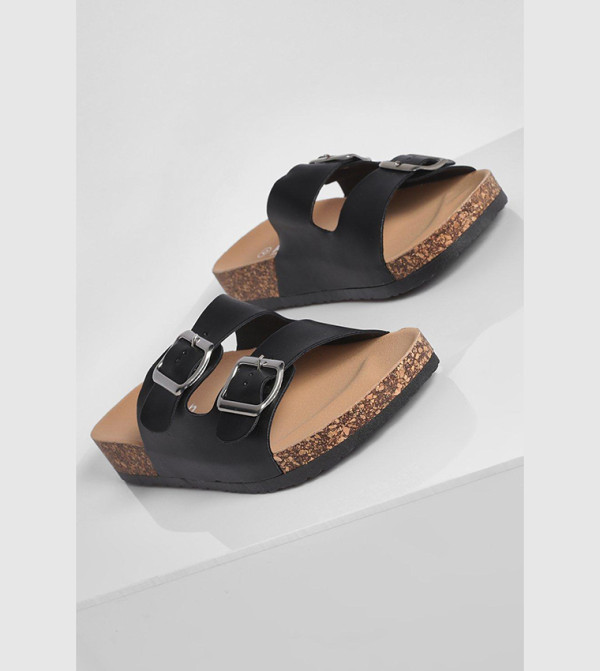 boohoo  - Black Slides