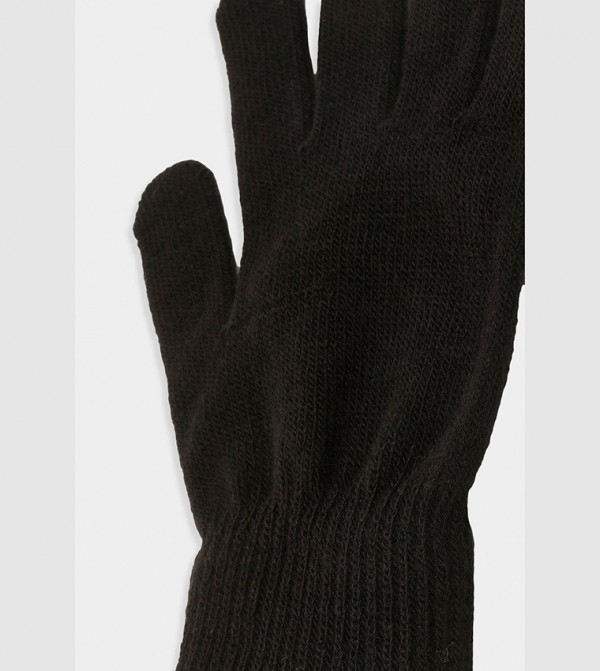 boohoo  Gloves - Black Knit