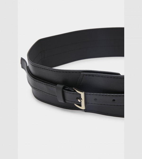boohoo  Belts - Black Non Leather Belts