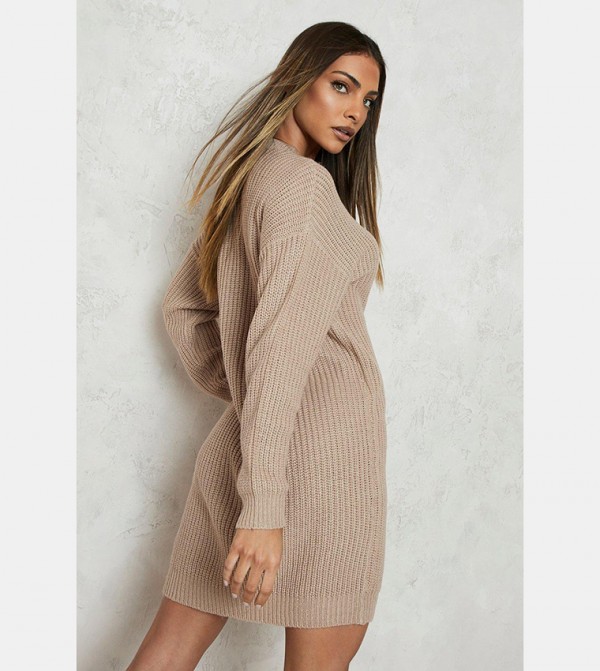 boohoo  - Tan Casual Dresses