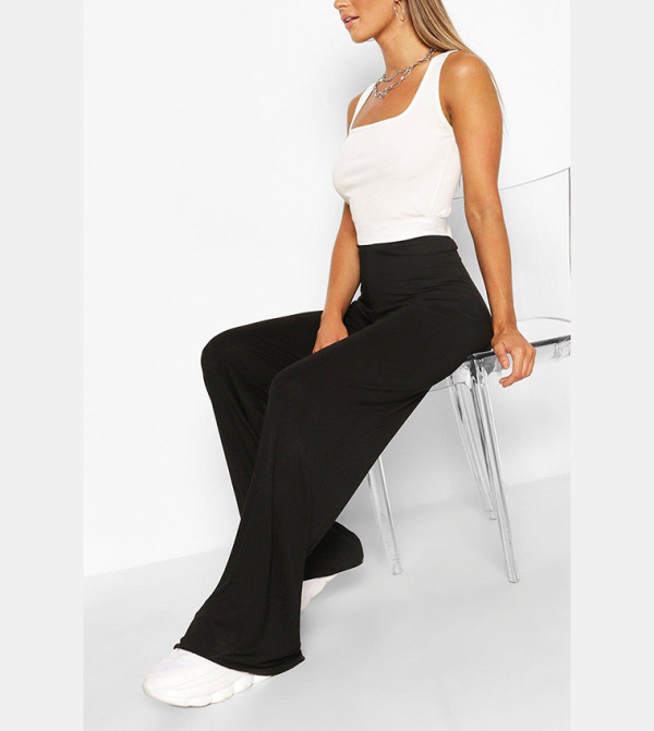 boohoo  Clothing - Black Regular Pants