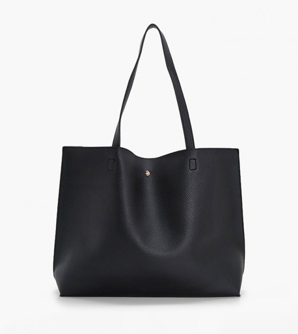boohoo  - Black Tote Bag