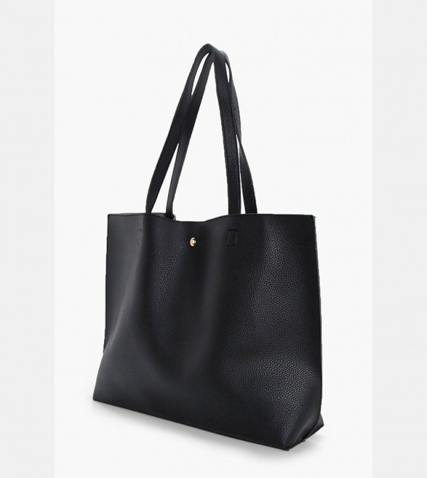 boohoo  - Black Tote Bag