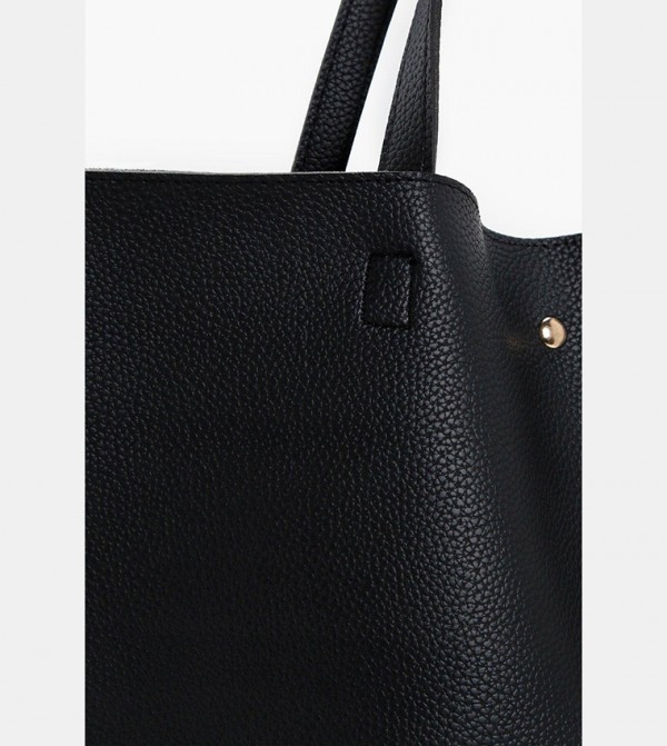 boohoo  - Black Tote Bag