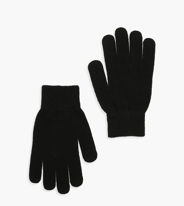 boohoo  Gloves - Black Gloves