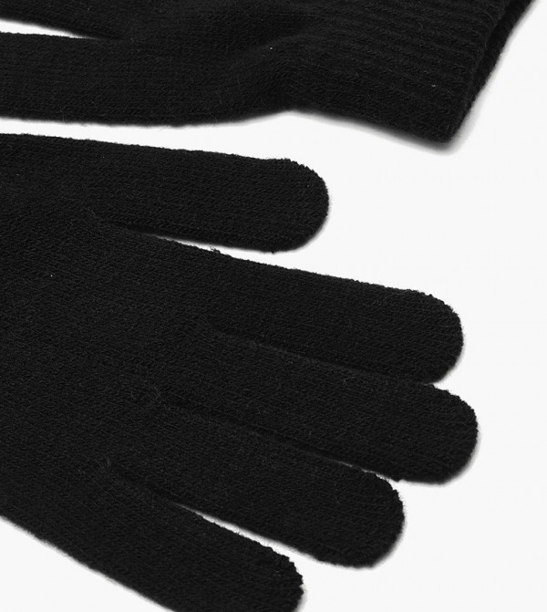 boohoo  Gloves - Black Gloves