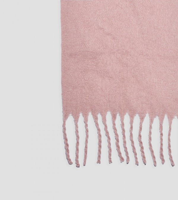 بوهو أوشحة صوفية - وردي Woollen Scarves