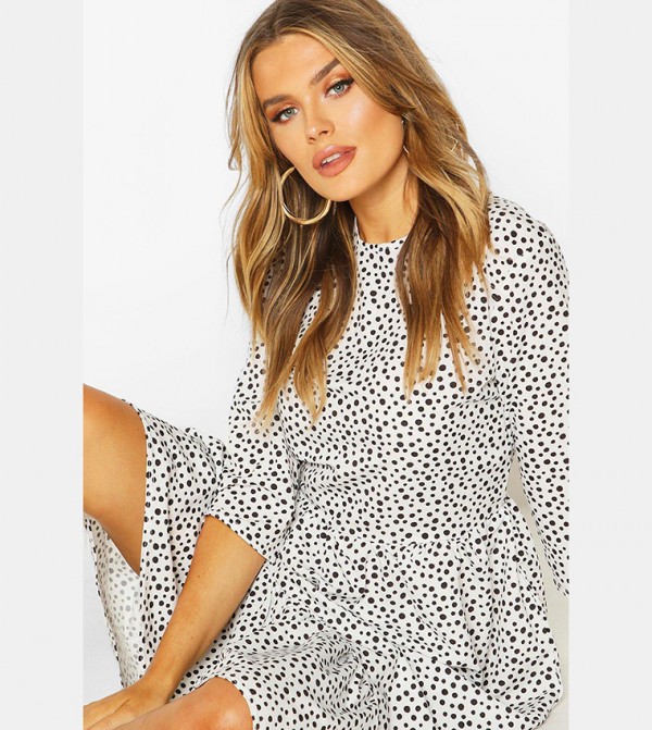 boohoo - Outlet  - White Midi Dresses