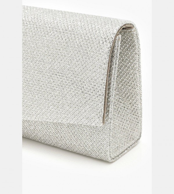 boohoo  - Silver Clutches