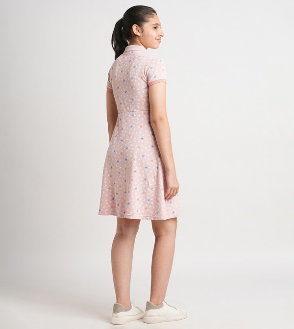 Beverly Hills Polo Club  Casual Dress - Pink Casual Dress